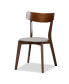 Фото #2 товара Iora Mid-Century Modern Transitional Fabric Upholstered 4 Piece Dining Chair Set