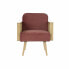 Фото #4 товара Кресло мягкое DKD Home Decor Розовое полиэстер ротанг (66 x 64 x 79 см)