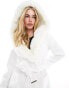 Фото #1 товара River Island faux fur robe jacket in cream