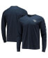 Фото #1 товара Men's Navy Tennessee Titans Franklin Long Sleeve T-shirt