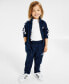 Фото #1 товара Toddler and Little Boys Basic Tricot Jacket and Pants Set, 2 Piece