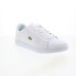 Фото #3 товара Lacoste Carnaby EVO 222 5 Mens White Leather Lifestyle Sneakers Shoes