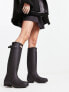 Hunter Original tall wellington boots in black US 11 - фото #7