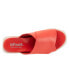 Фото #15 товара Softwalk Kara S2209-600 Womens Red Narrow Leather Slides Sandals Shoes
