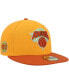 Фото #1 товара Men's Gold, Rust New York Knicks 59FIFTY Fitted Hat