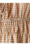 Фото #6 товара Платье макси с тонкими бретелями и деталями на шнуровке Koton Maxi Elbise Desenli Ince Askılı Bağlama Detaylı