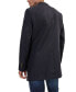 Men's Modern Wool Melange 3-Button Overcoat