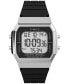 Фото #1 товара Unisex Activity Tracker Digital Black Silicone Strap 40mm Octagonal Watch