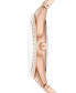 ფოტო #2 პროდუქტის Women's Harlowe Three-Hand Rose Gold-Tone Stainless Steel Bracelet Watch, 38mm