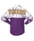 Фото #4 товара Women's Purple LSU Tigers Tie-Dye Long Sleeve Jersey T-shirt