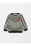 Фото #6 товара LCW baby Bisiklet Yaka Baskılı Kız Bebek Sweatshirt 2'li