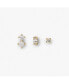 ფოტო #7 პროდუქტის Stud Earrings Set - Val White