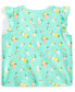 ფოტო #2 პროდუქტის Baby Girls Floral-Print Flutter-Sleeve T-Shirt, Created for Macy's