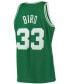 Men's Larry Bird Kelly Green Boston Celtics 1985-86 Hardwood Classics Swingman Jersey