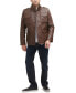 ფოტო #5 პროდუქტის Men's Faux Leather Four Pocket Field Jacket