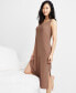 Фото #1 товара Women's Ribbed Modal Blend Tank Nightgown, Created for Macy's