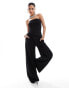 Фото #1 товара ASOS DESIGN co-ord smart wide leg trousers in black