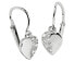 Children´s earrings Hearts made of white gold 239 001 00879 07