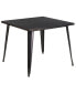 Фото #1 товара Adana 35.5" Square Metal Dining Table For Indoor And Outdoor Use