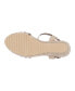 ფოტო #5 პროდუქტის Women's Cheri Platform Wedge Sandals