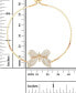 ფოტო #3 პროდუქტის Cubic Zirconia Pavé Butterfly Bolo Bracelet