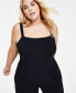 Фото #4 товара Plus Size Sleeveless Jumpsuit, Created for Macy's