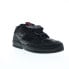 Фото #4 товара DC John Shanahan JS 1 ADYS100796-BLR Mens Black Leather Skate Sneakers Shoes