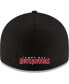 Фото #3 товара Men's Black Tampa Bay Buccaneers Omaha Low Profile 59FIFTY Fitted Team Hat