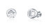 Fine silver stud earrings with zircons SVLE1517XH2BI