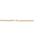 ფოტო #5 პროდუქტის Solid Glitter Rope Chain 24" Necklace in 14k Gold