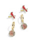 ფოტო #1 პროდუქტის Women's St. Louis Cardinals Team Earrings Set