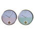 Настенное часы DKD Home Decor Алюминий Стеклянный 30 x 5 x 30 cm (2 штук) (12 штук) (2 pcs)