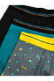 Фото #3 товара Трусы мужские Koton 3-шт. с ярким принтомразноцветные