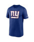 Фото #3 товара Men's Royal New York Giants Legend Logo Performance T-shirt