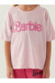 Фото #3 товара Barbie Kız Çocuk Tişört 9-14 Yaş Toz Pembe