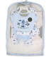 Фото #3 товара Костюм для младенцев Rock-A-Bye Baby Boutique Baby Boys Fly High Layette Gift в сумке из сетки, 5-частый набор.
