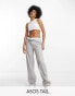 ASOS DESIGN Tall relaxed boyfriend trouser in grey