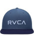Men's Blue and Navy Twill II Snapback Hat