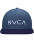 Фото #4 товара Men's Blue and Navy Twill II Snapback Hat