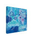 Farida Zaman Burst of Blue Canvas Art - 15" x 20"