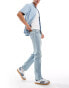 Фото #4 товара Levi's 502 tapered fit performance cool denim jeans in light blue