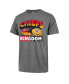 Фото #3 товара Men's Heather Gray Kansas City Chiefs Chiefs Kingdom Super Rival T-shirt