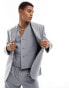 Фото #2 товара ASOS DESIGN slim suit jacket in grey