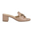 Фото #1 товара VANELi Oksana Block Heels Womens Beige Dress Sandals OKSANA-312633