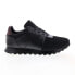 Фото #1 товара Bruno Magli Lugo MB1LUGA7 Mens Black Leather Lifestyle Sneakers Shoes 10.5