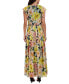 Фото #2 товара Flutter-Sleeve Printed Chiffon Maxi Dress