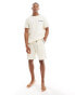 Фото #2 товара Tommy Hilfiger monotype lounge shorts in beige