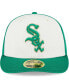 ფოტო #2 პროდუქტის Men's White, Green Chicago White Sox 2024 St. Patrick's Day Low Profile 59FIFTY Fitted Hat