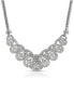 Crystal St. James Club Scalloped Pave Necklace