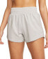Фото #1 товара Women's One Dri-FIT High-Waisted 3" Brief-Lined Shorts